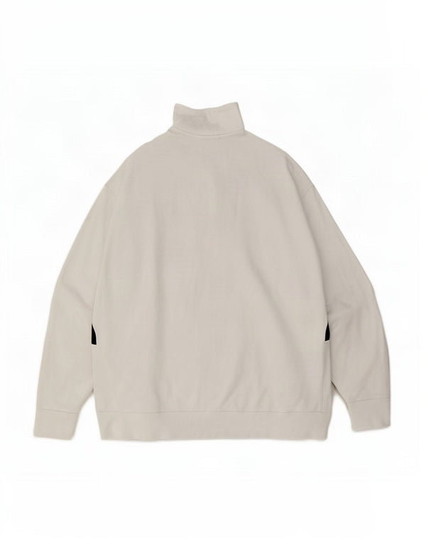 Hugo Boss Womens Oversized Graphic Sweatshirt Jumper UK 10 Small White