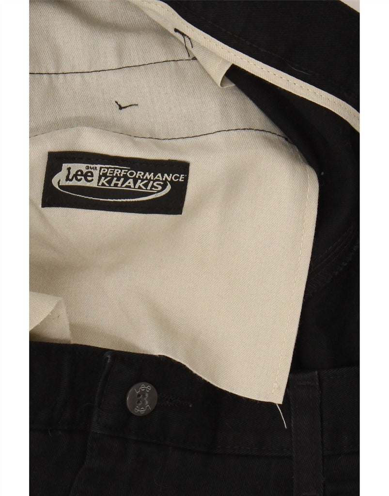 LEE Mens Pegged Chino Shorts W40 XL Black Cotton Vintage Lee and Second-Hand Lee from Messina Hembry 