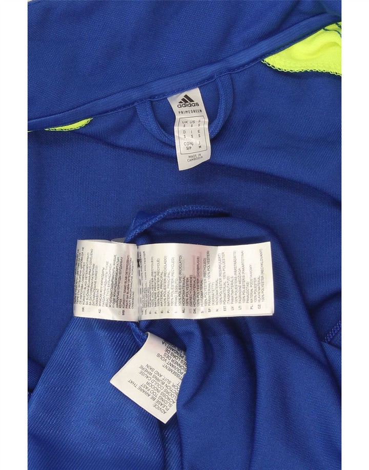 Adidas Mens Aeroready Graphic Tracksuit Top Jacket Small Blue Colourblock