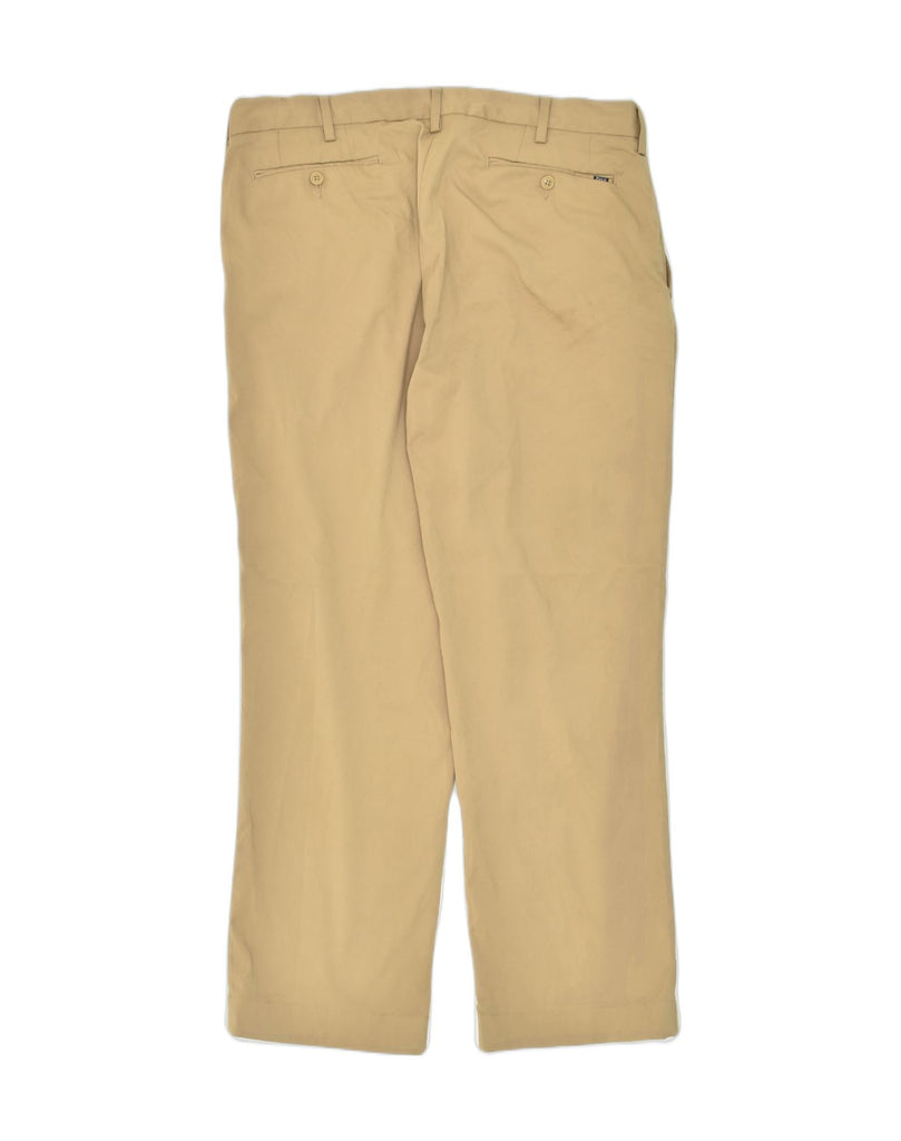 POLO RALPH LAUREN Mens Loose Fit Chino Trousers W36 L29 Beige Polyester | Vintage Polo Ralph Lauren | Thrift | Second-Hand Polo Ralph Lauren | Used Clothing | Messina Hembry 
