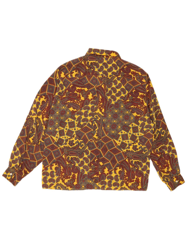 Diana Bentall's Womens Shirt Blouse IT 48 XL Multicoloured Paisley