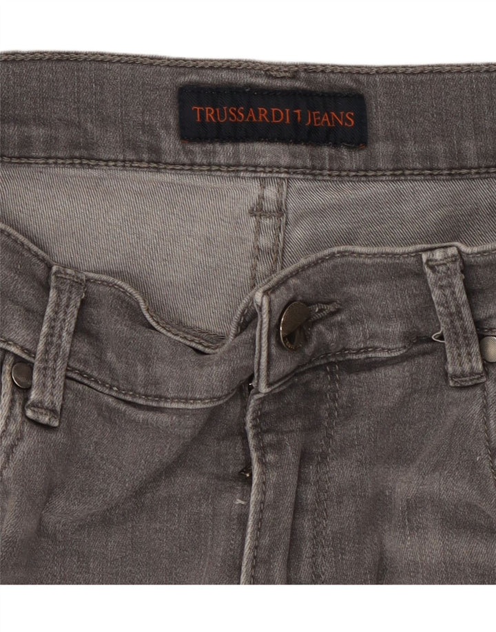 Trussardi Womens Slim Jeans W32 L34 Grey
