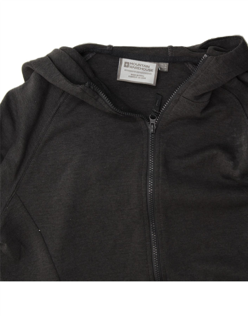 MOUNTAIN WAREHOUSE Womens Zip Hoodie Sweater UK 18 XL Grey Polyester Vintage Mountain Warehouse and Second-Hand Mountain Warehouse from Messina Hembry 