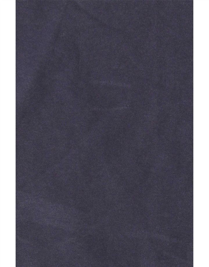 Bench Mens Graphic Top Long Sleeve XL Navy Blue Colourblock Cotton
