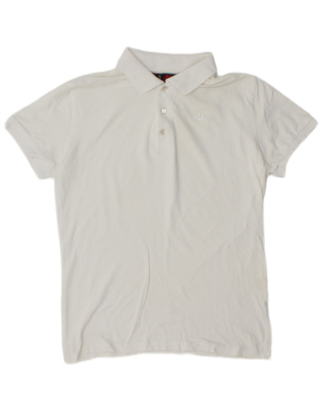 Kappa Mens Polo Shirt Large White