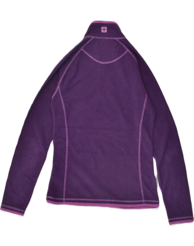 MOUNTAIN WAREHOUSE Womens Zip Neck Fleece Jumper UK 10 Small  Purple | Vintage Mountain Warehouse | Thrift | Second-Hand Mountain Warehouse | Used Clothing | Messina Hembry 