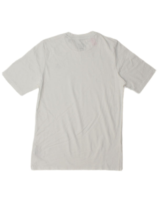 Adidas Boys T-Shirt Top 15-16 Years White Cotton