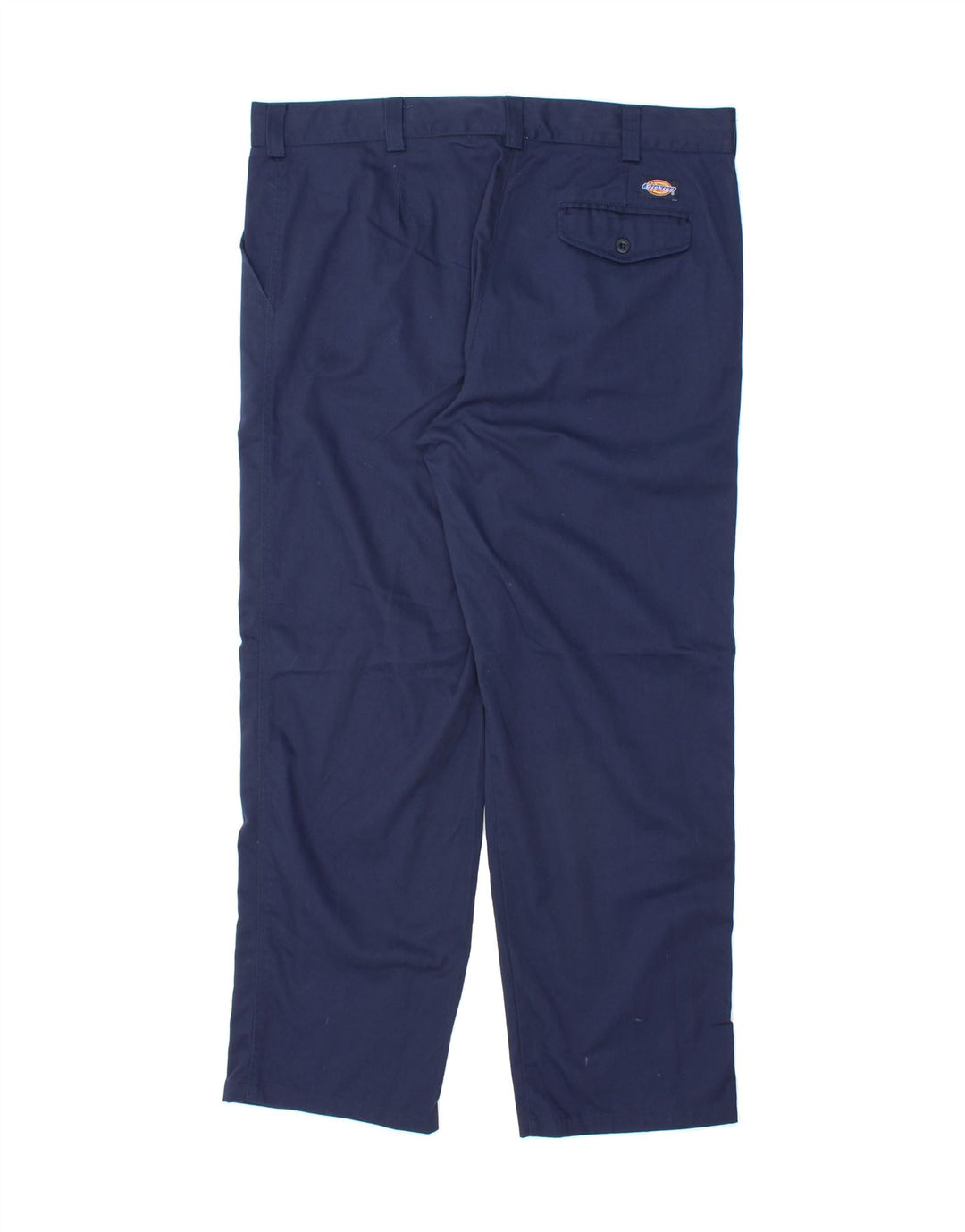 DICKIES Mens Straight Chino Trousers W40 L30  Navy Blue Polyester Vintage Dickies and Second-Hand Dickies from Messina Hembry 