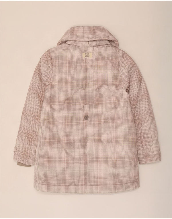 Billabong Womens Padded Coat UK 12 Medium Multicoloured Houndstooth