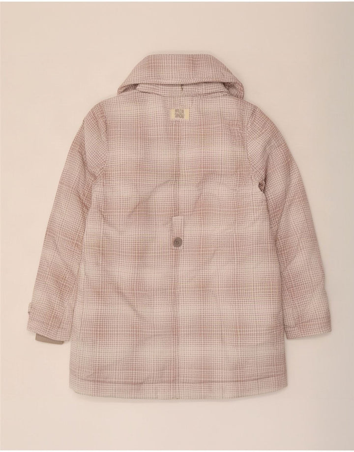 Billabong Womens Padded Coat UK 12 Medium Multicoloured Houndstooth