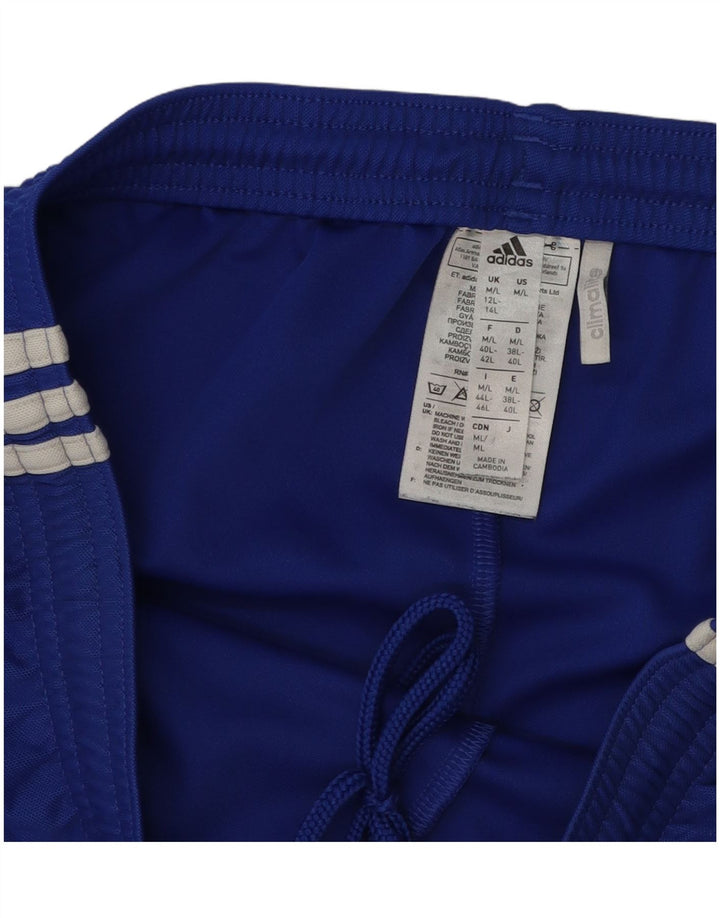 Adidas Womens Climalite Sport Shorts UK 12/14 Medium  Blue