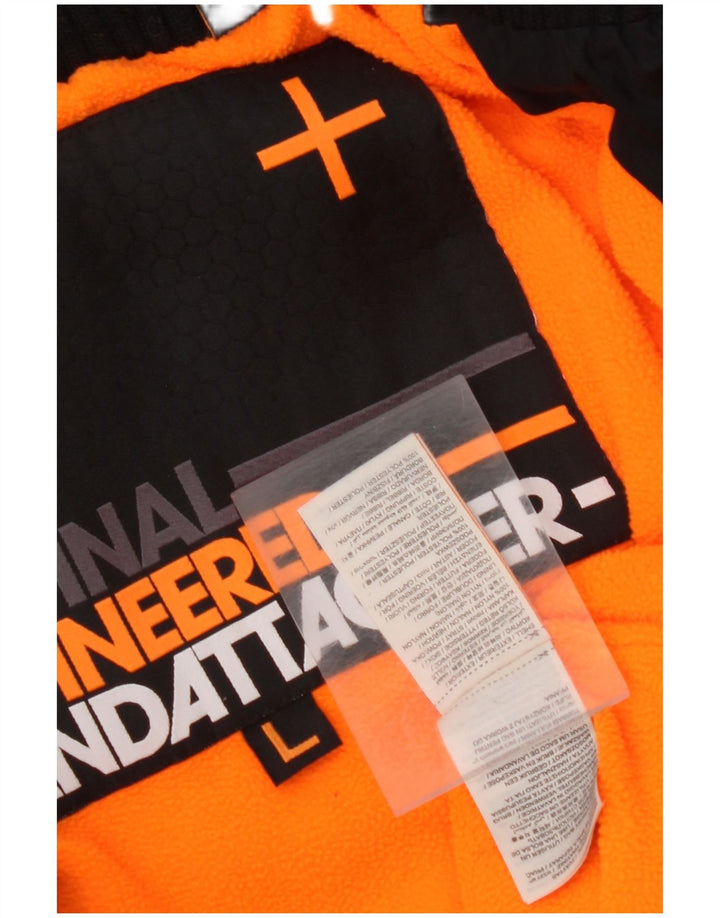 SUPERDRY Mens Windbreaker Jacket UK 40 Large Black Nylon