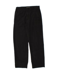 BANANA REPUBLIC Mens Straight Chino Trousers W32 L32 Black Cotton