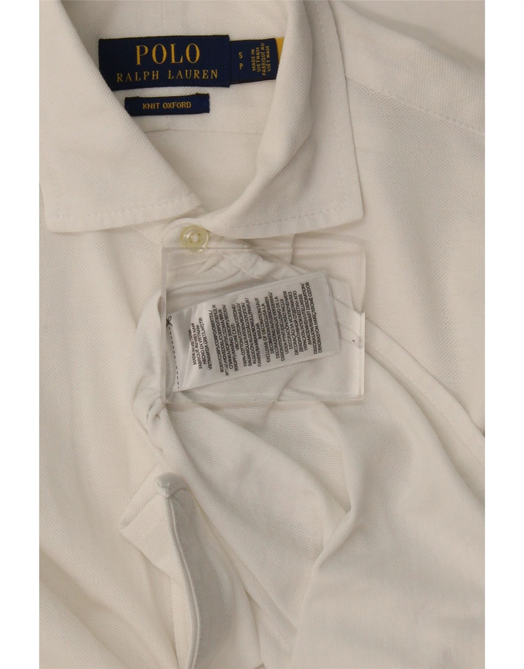 Polo Ralph Lauren Mens Shirt Small White Cotton