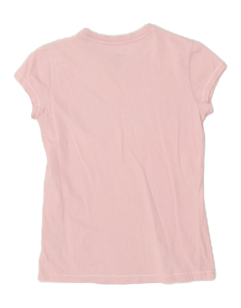 REEBOK Womens Graphic T-Shirt Top UK 10 Small Pink Vintage Reebok and Second-Hand Reebok from Messina Hembry 