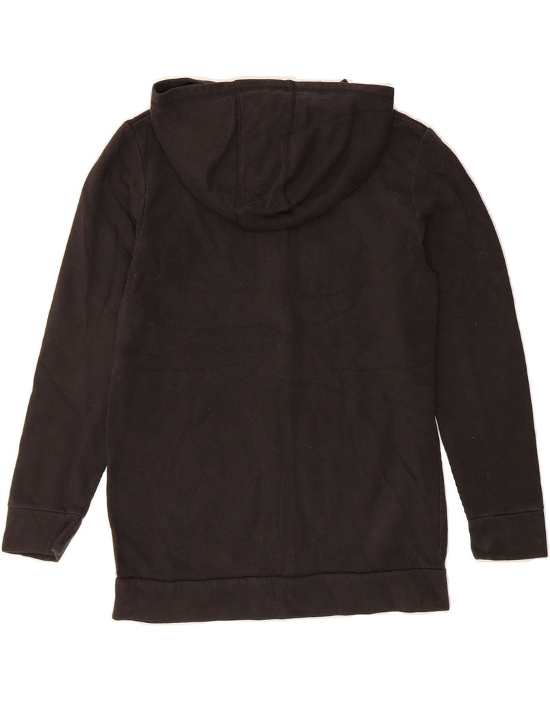 ADIDAS Boys Graphic Zip Hoodie Sweater 12-13 Years Large Black Colourblock Vintage Adidas and Second-Hand Adidas from Messina Hembry 
