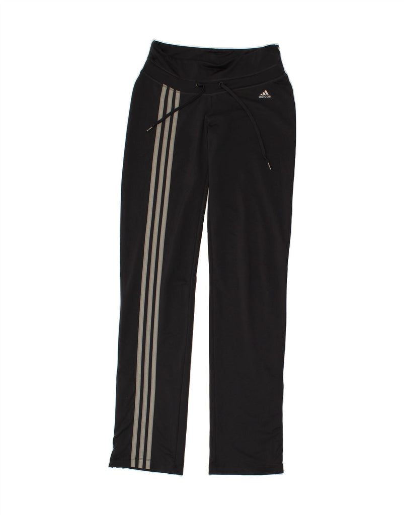 ADIDAS Womens Climacool Capri Tracksuit Trousers UK 8 Small Black | Vintage Adidas | Thrift | Second-Hand Adidas | Used Clothing | Messina Hembry 