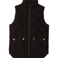 J. CREW Womens Quilted Gilet UK 6 XS Black Vintage J. Crew and Second-Hand J. Crew from Messina Hembry 