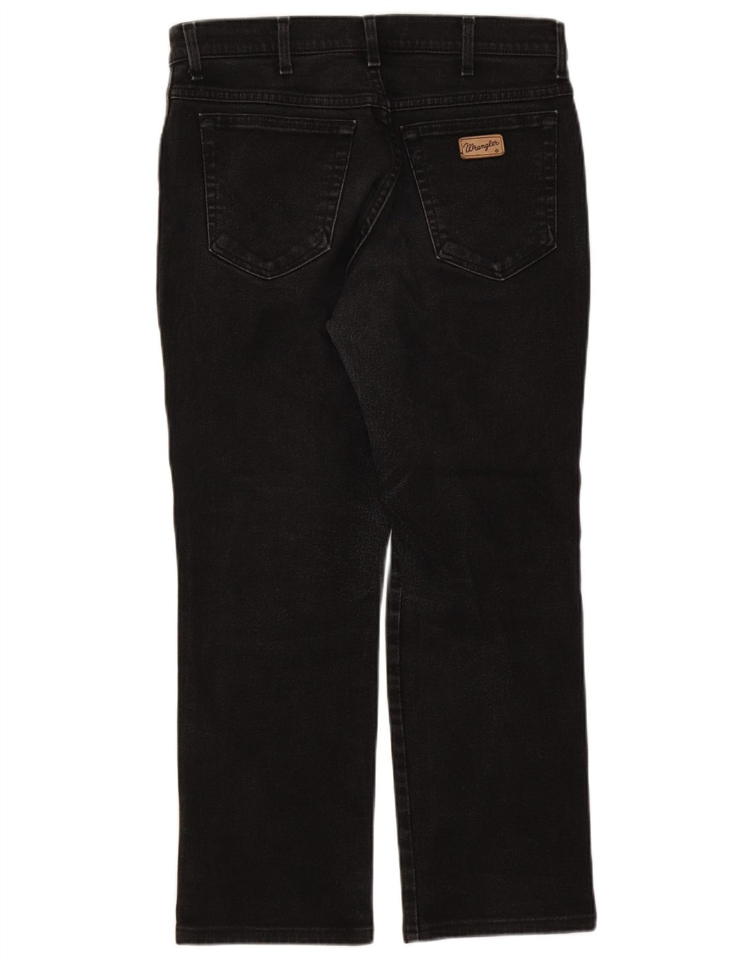 Wrangler Mens Texas Straight Jeans W34 L27 Black