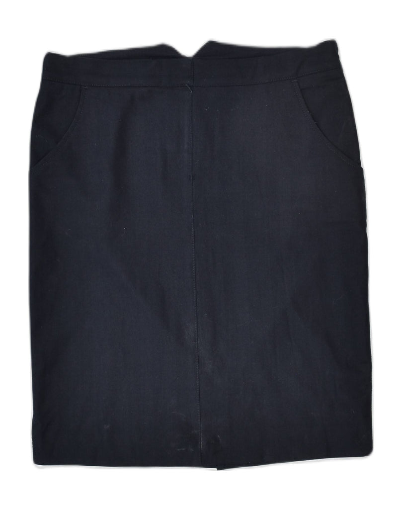 ARMANI JEANS Womens Straight Skirt US 6 Medium W30 Black Polyester Classic | Vintage | Thrift | Second-Hand | Used Clothing | Messina Hembry 