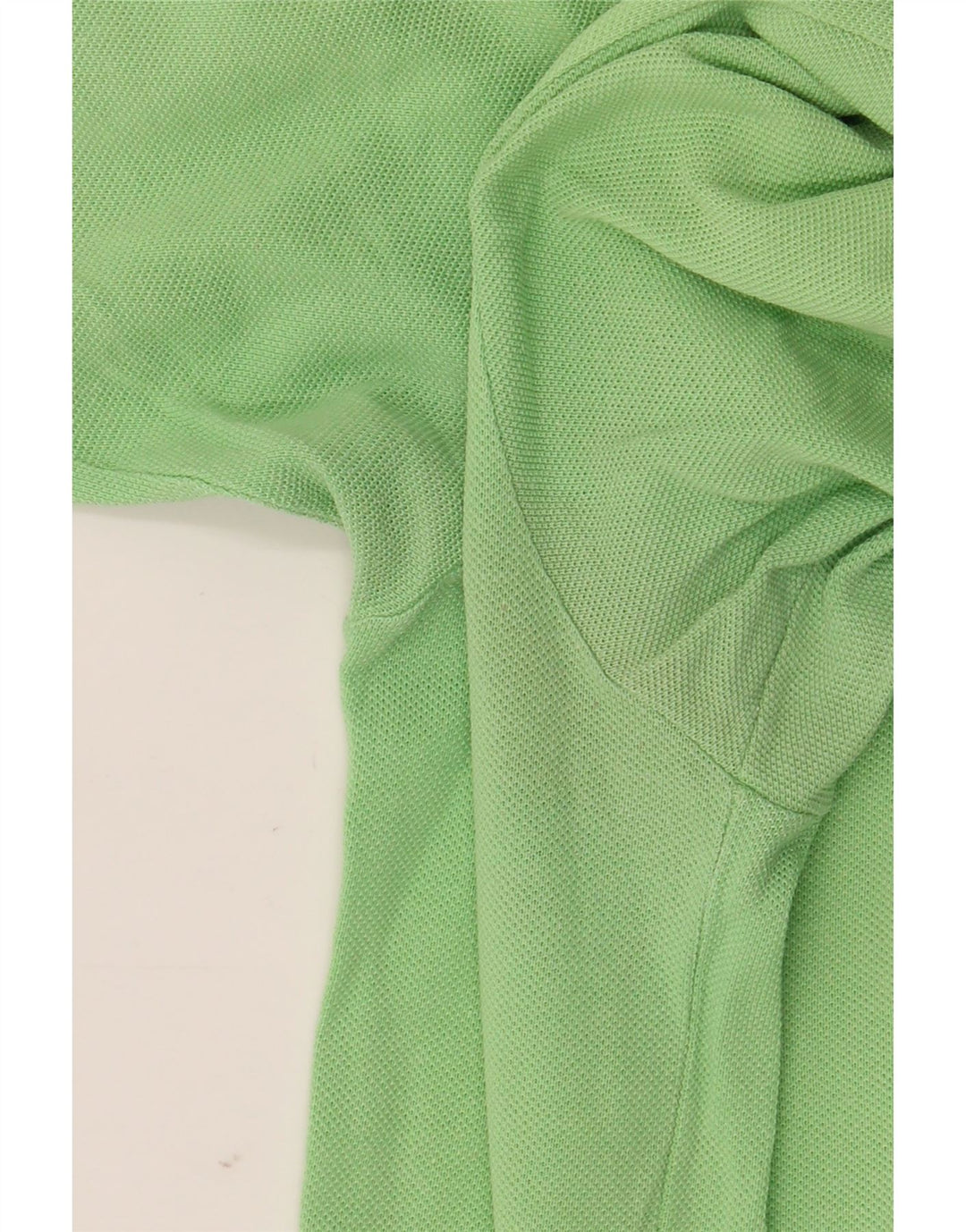 LACOSTE Mens Polo Shirt Size 3 Small Green Cotton