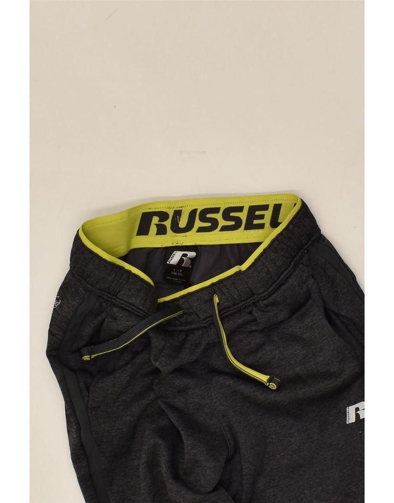 RUSSELL ATHLETIC Boys Tracksuit Trousers Joggers 10-11 Years Large Grey | Vintage Russell Athletic | Thrift | Second-Hand Russell Athletic | Used Clothing | Messina Hembry 