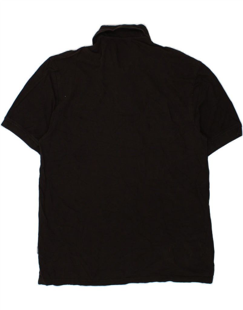 IZOD Mens Polo Shirt Large Black Cotton Vintage Izod and Second-Hand Izod from Messina Hembry 