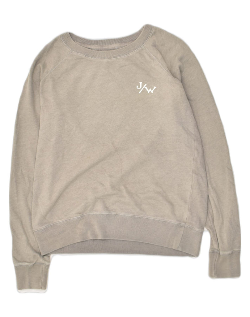 JACK WILLS Womens Sweatshirt Jumper UK 14 Medium Grey Cotton | Vintage Jack Wills | Thrift | Second-Hand Jack Wills | Used Clothing | Messina Hembry 