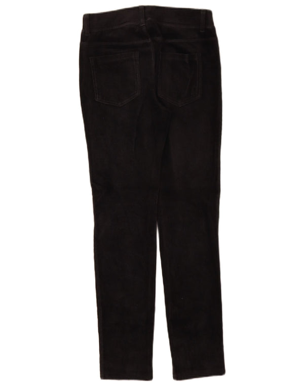 Benetton Girls Skinny Corduroy Trousers 9-10 Years W24 L27 Black