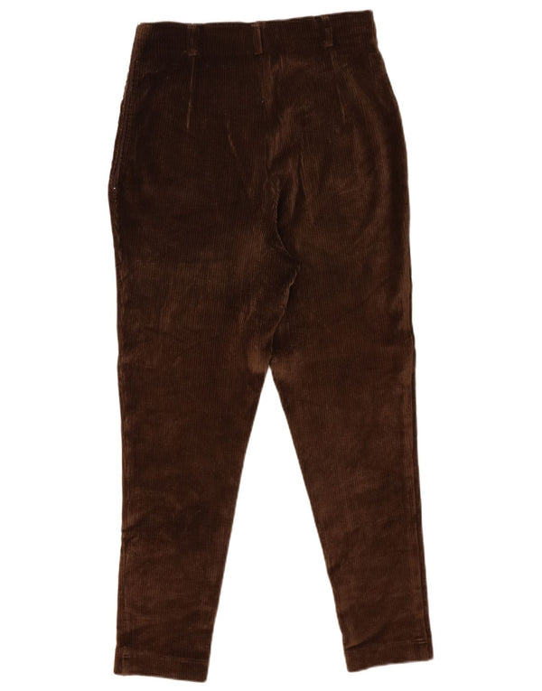 Penny Black Womens Tapered Corduroy Trousers IT 44 Medium W30 L26 Brown