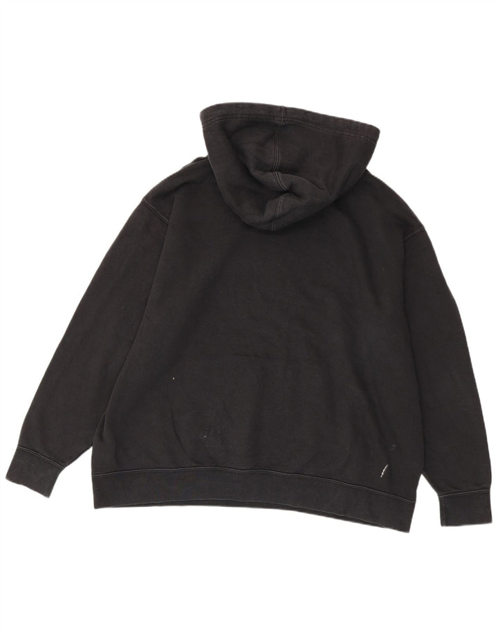 Nike Mens Hoodie Jumper 2XL Black Cotton
