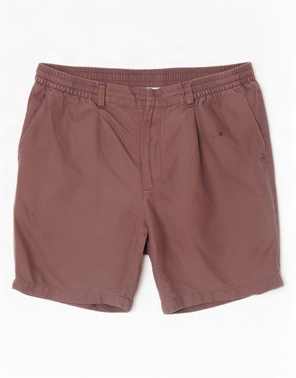 Marks & Spencer Mens Autograph Chino Shorts W38 XL Purple Cotton