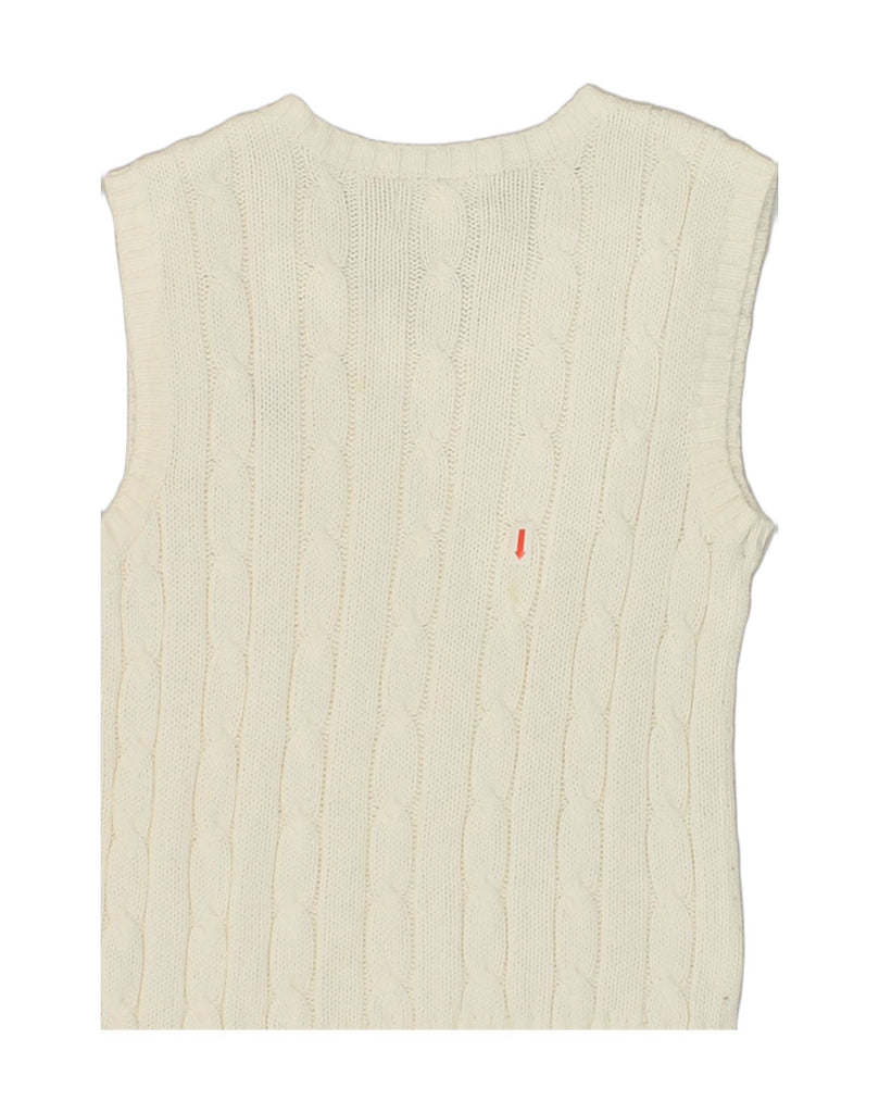 CHAPS Boys Vest Tank Top 5-6 Years Off White Cotton | Vintage Chaps | Thrift | Second-Hand Chaps | Used Clothing | Messina Hembry 