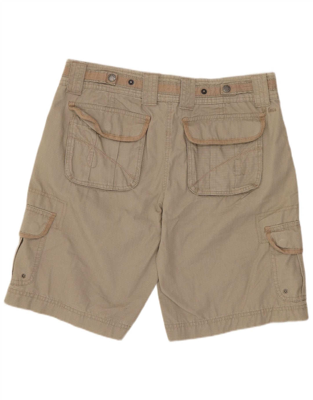 Fat Face Womens Cargo Shorts UK 12 Medium W30 Khaki Cotton