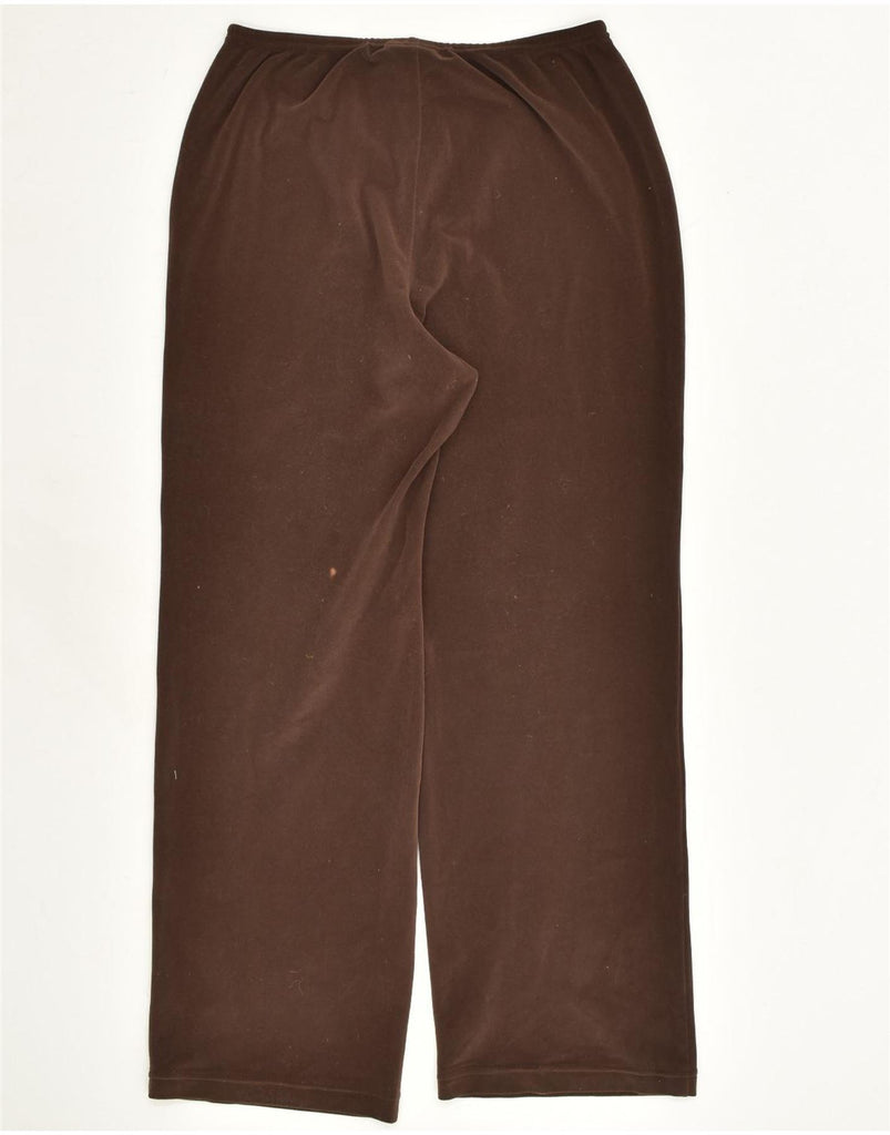 AUSTRALIAN L'ALPINA Womens Tracksuit Trousers IT 48 XL Brown Polyester | Vintage AUSTRALIAN L'ALPINA | Thrift | Second-Hand AUSTRALIAN L'ALPINA | Used Clothing | Messina Hembry 