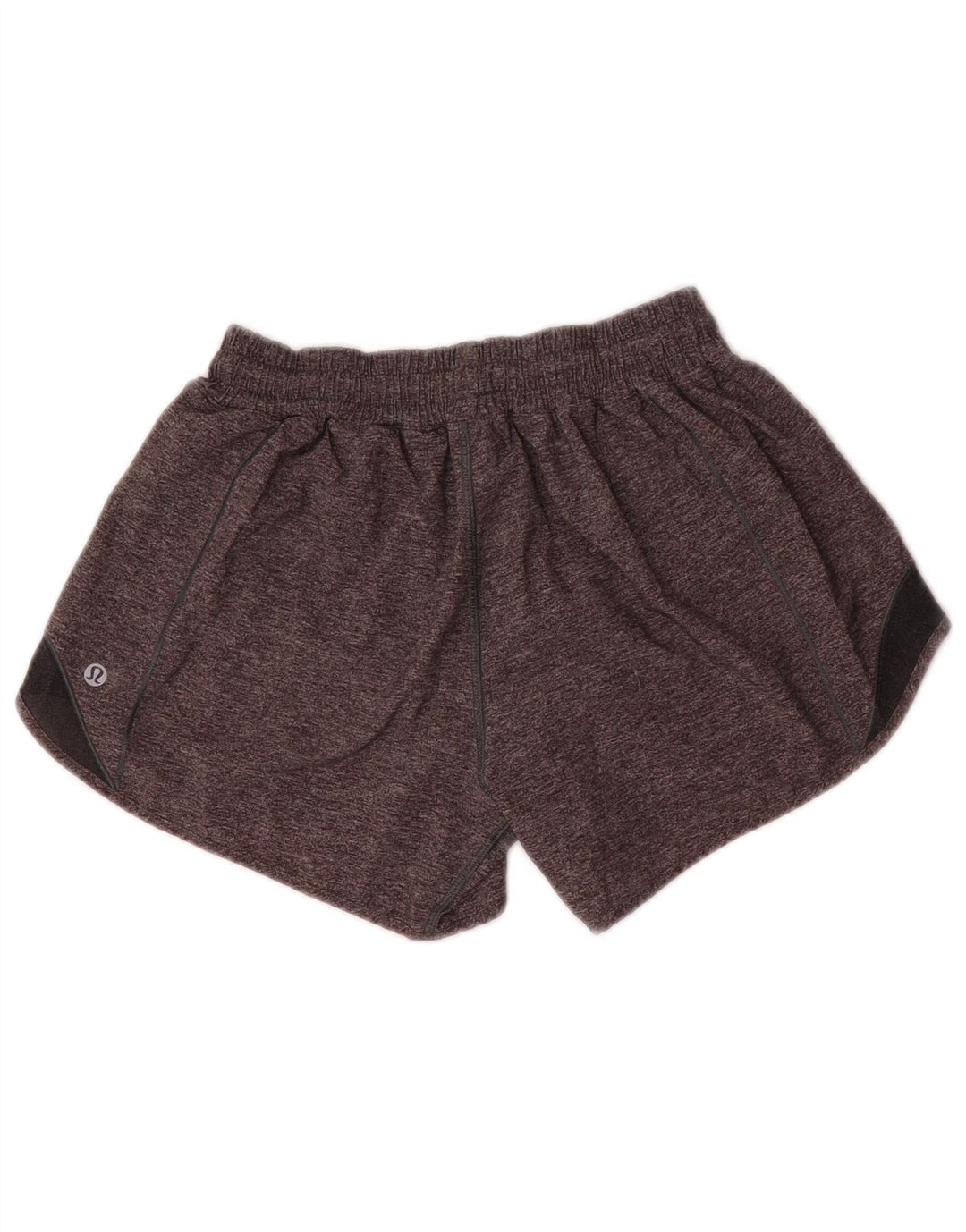 LULULEMON Womens Sport Shorts US 6 Medium  Grey Colourblock Polyester