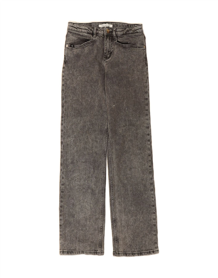 CALVIN KLEIN Womens Straight Jeans US 16 2XL W26 L30 Grey Vintage Calvin Klein and Second-Hand Calvin Klein from Messina Hembry 