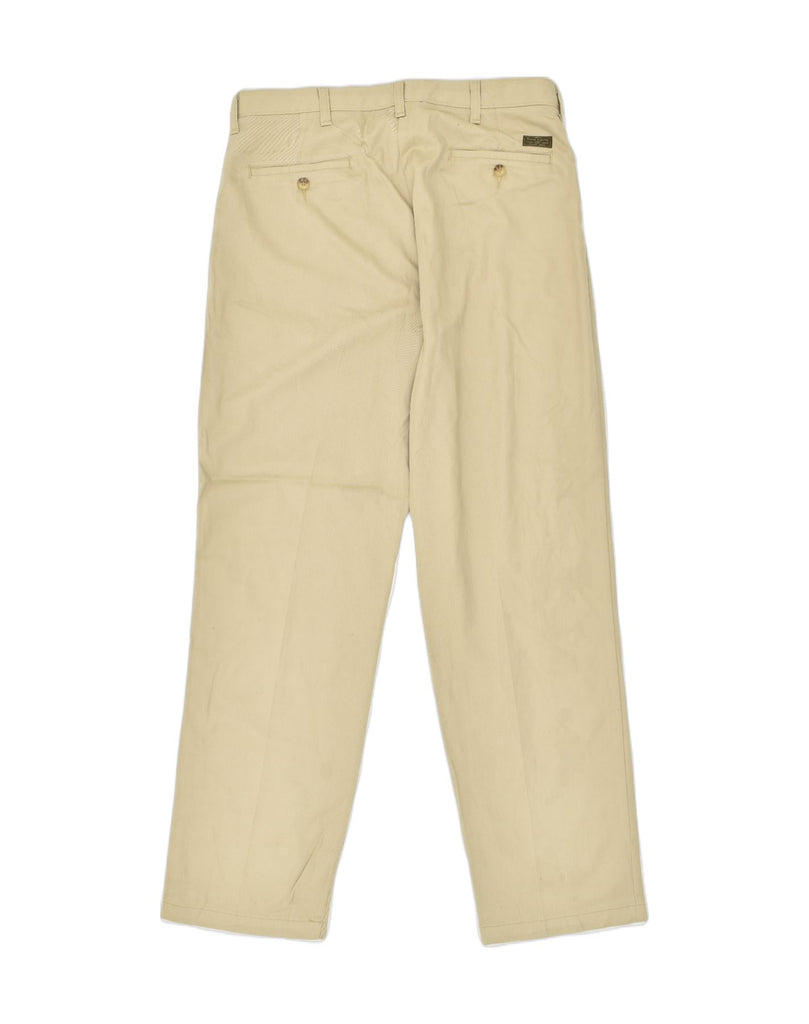 LEE Mens Straight Chino Trousers W34 L32 Beige Cotton | Vintage Lee | Thrift | Second-Hand Lee | Used Clothing | Messina Hembry 