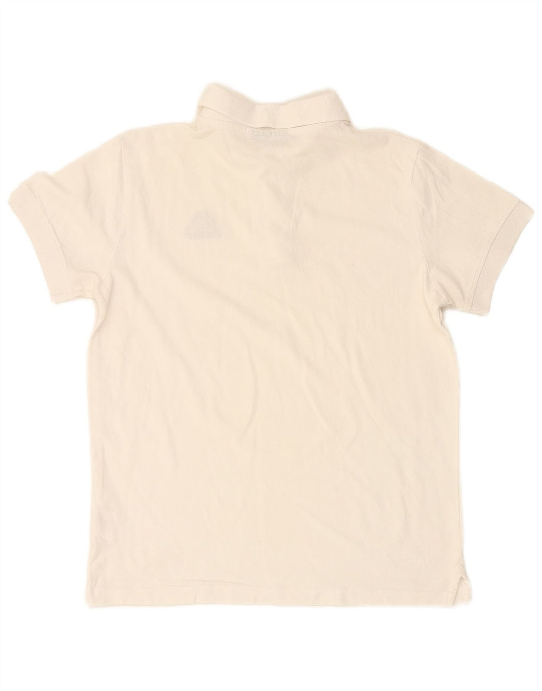 KAPPA Mens Polo Shirt Medium White Cotton
