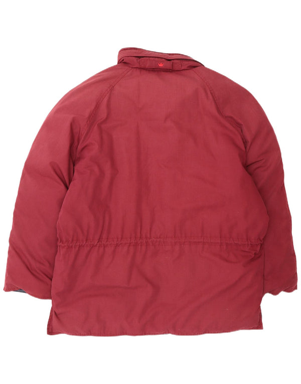 Elvstrom Mens Windbreaker Jacket UK 44 2XL Burgundy