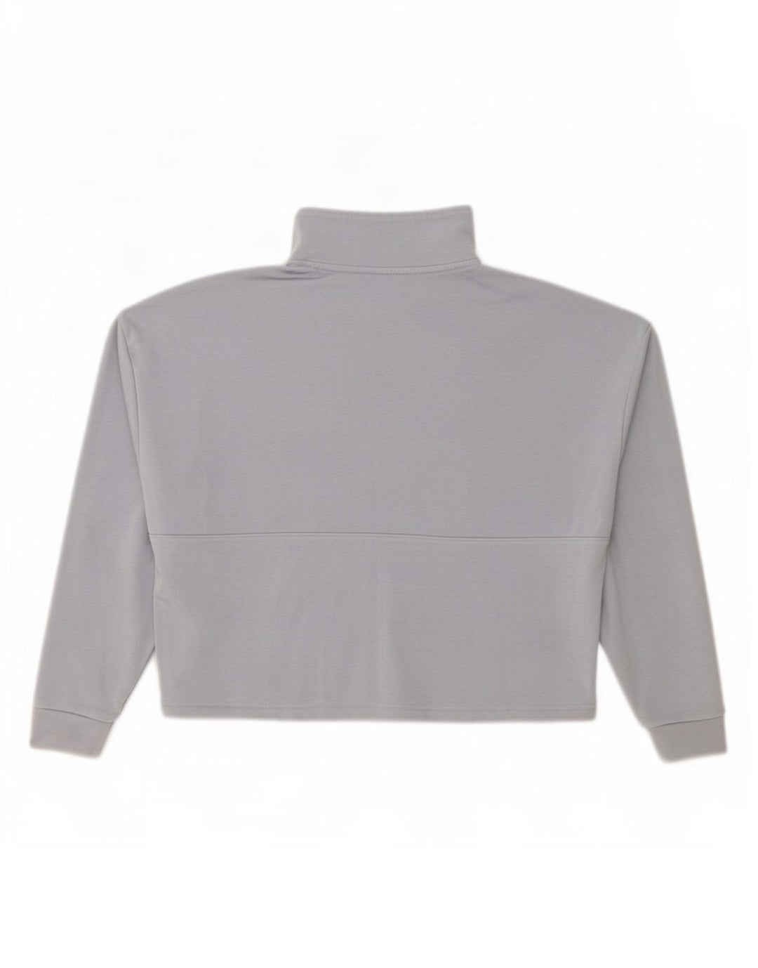 Under Armour Womens Oversized Zip Neck Sweatshirt Jumper UK 10 Small Grey