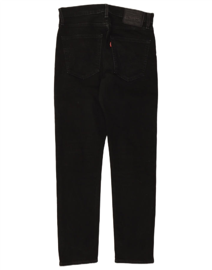 Levi's Mens 512 Tapered Slim Jeans W30 L30 Black Cotton