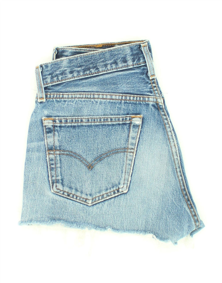 LEVI'S Womens Vintage Denim Shorts W31 Medium Blue Cotton