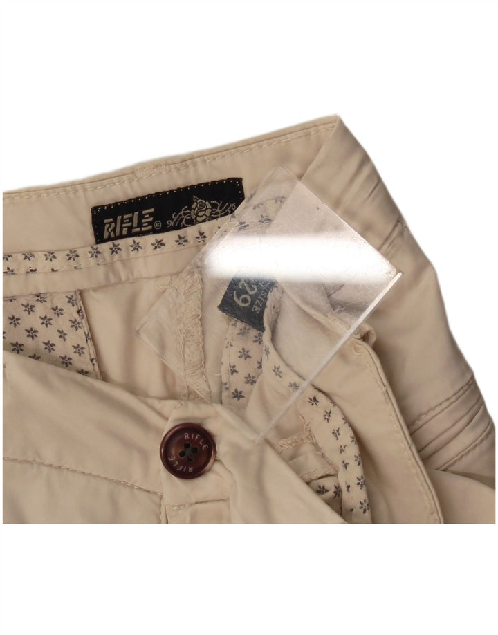 Rifle Womens Chino Shorts W29 Medium  Off White