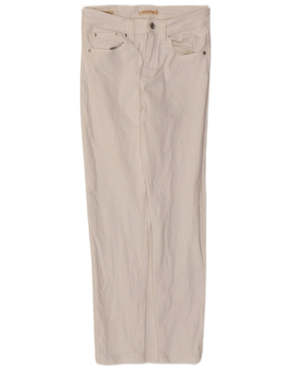 Levi's Womens 721 High Rise Skinny Jeans W26 L28 White Cotton