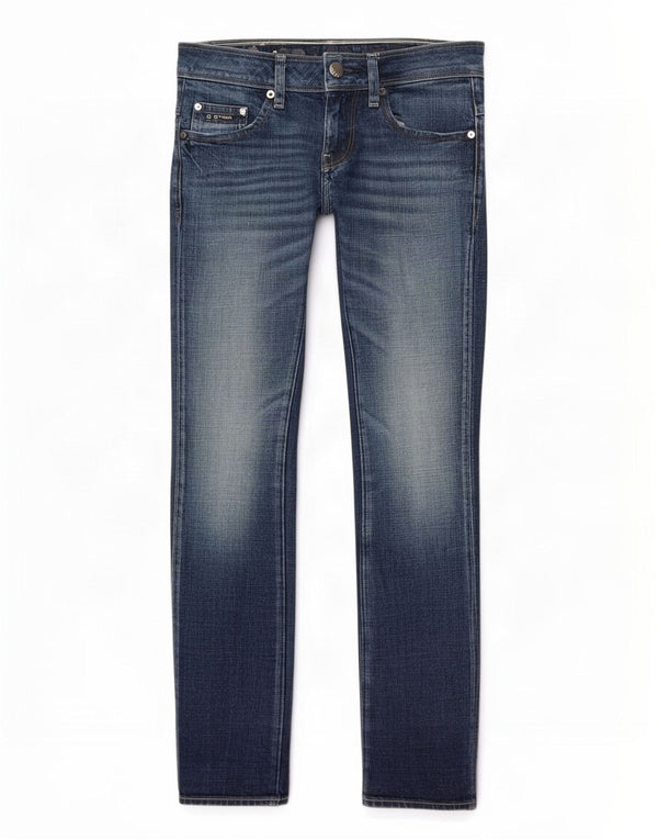 G-Star Womens Slim Jeans W28 L32 Blue Cotton