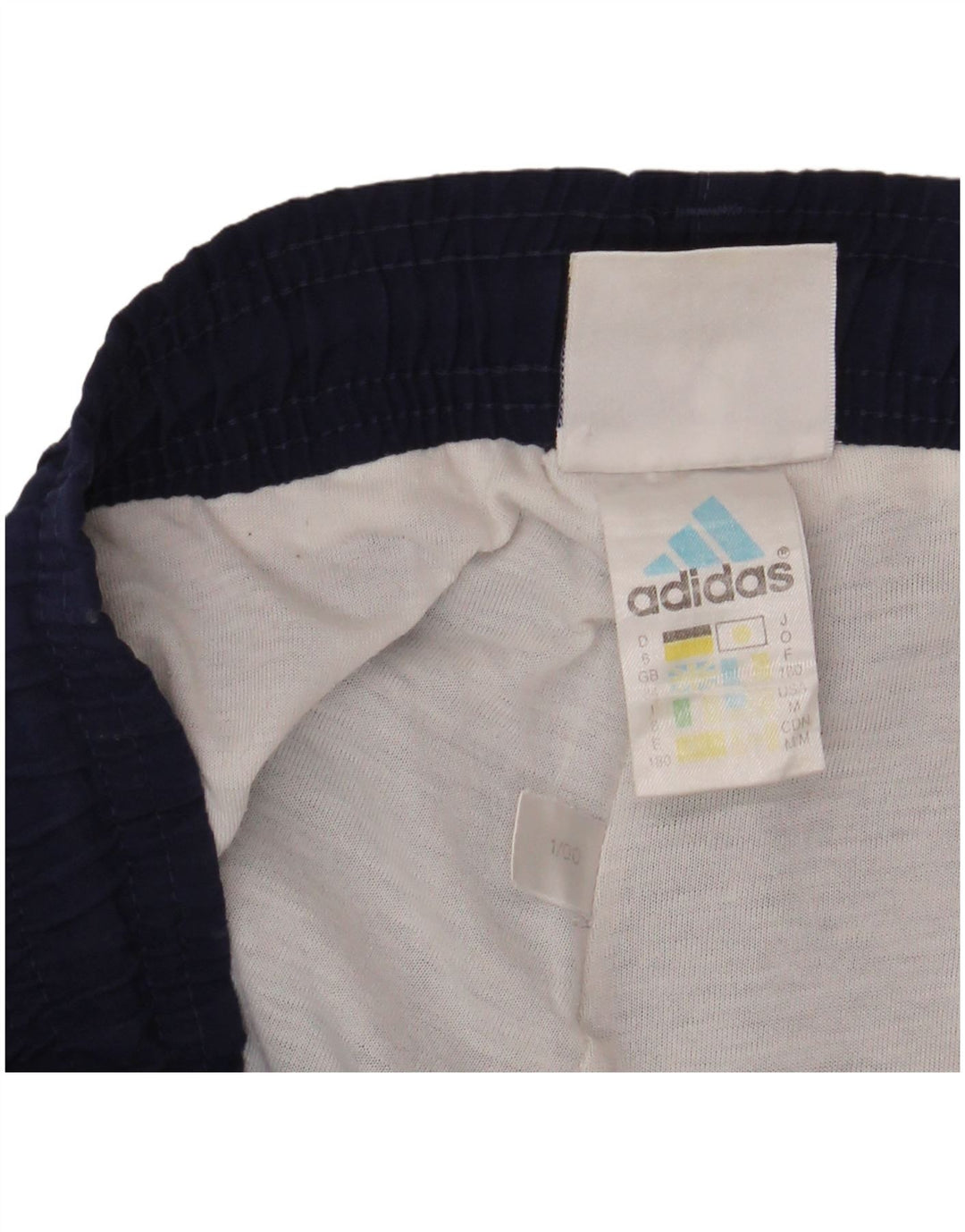 Adidas Mens Tracksuit Trousers Joggers Large Navy Blue Polyester