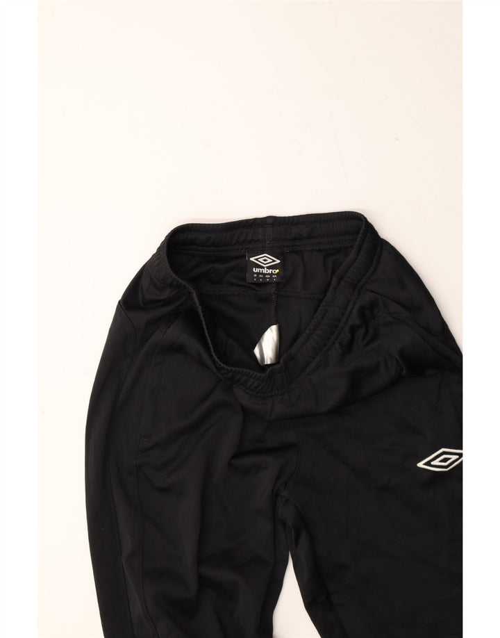 UMBRO Mens Tracksuit Trousers Small  Black Polyester Vintage Umbro and Second-Hand Umbro from Messina Hembry 