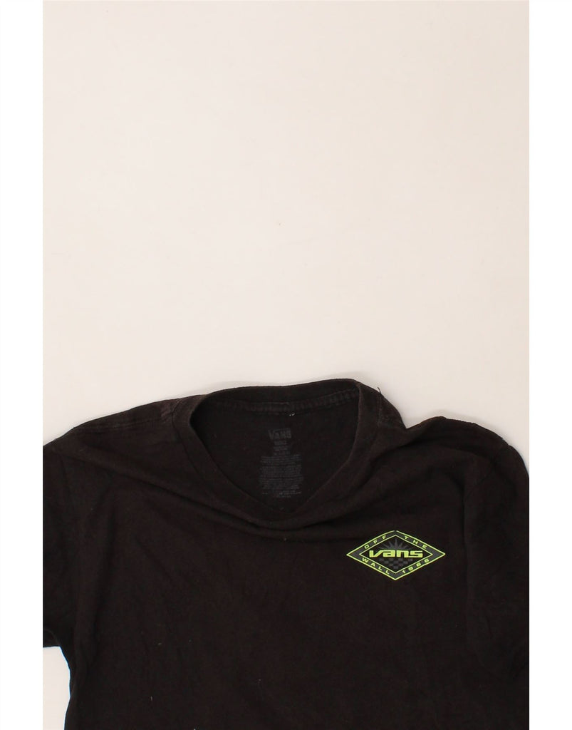 VANS Mens Graphic T-Shirt Top Small Black Cotton Vintage Vans and Second-Hand Vans from Messina Hembry 