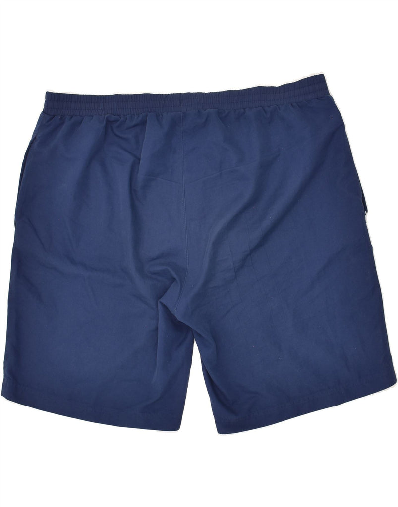 KAPPA Mens Graphic Sport Shorts 2XL Navy Blue Polyester | Vintage Kappa | Thrift | Second-Hand Kappa | Used Clothing | Messina Hembry 